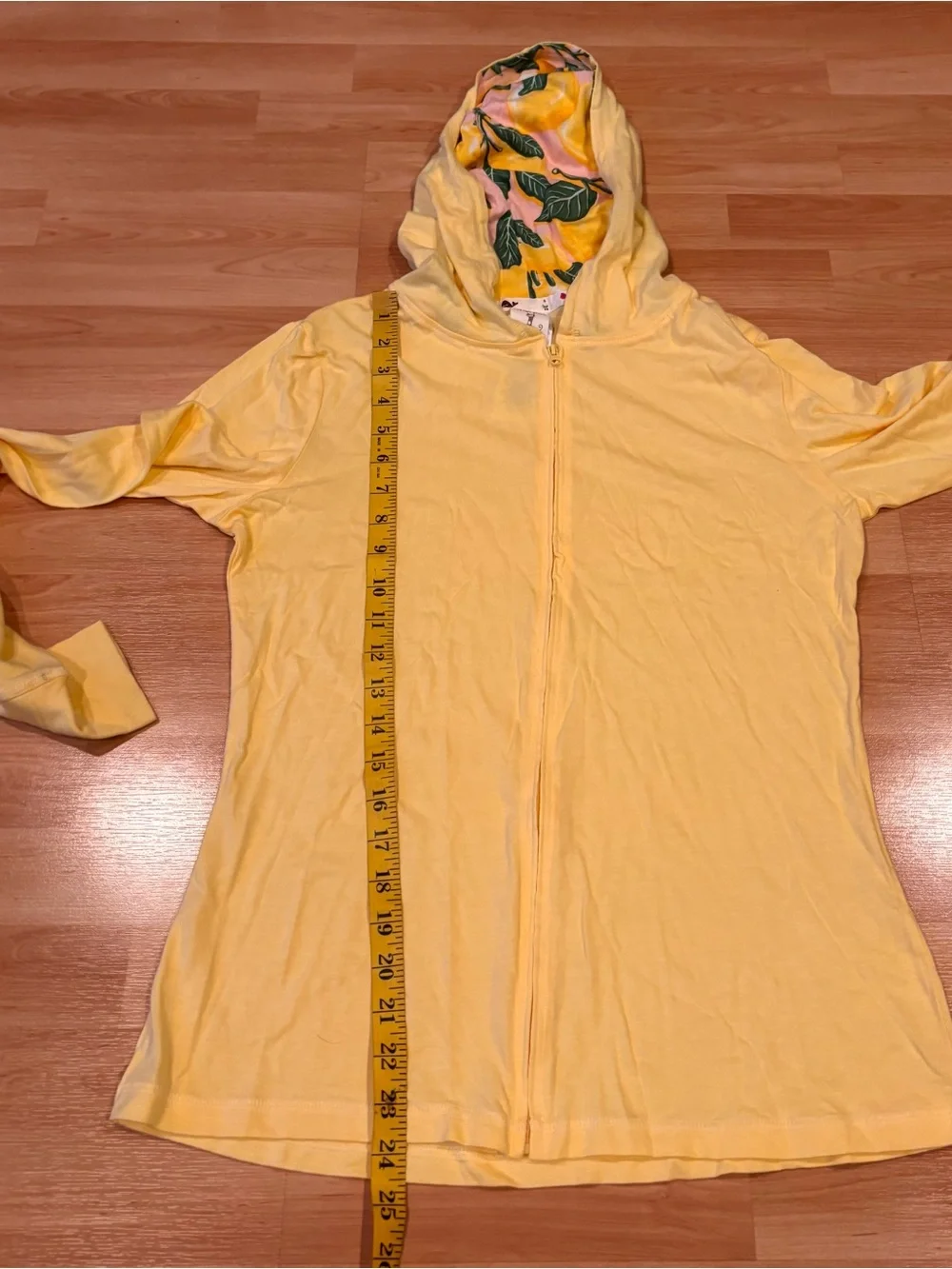 munki munki Yellow Lemon-Print Hooded Pajama 3 Piece Set